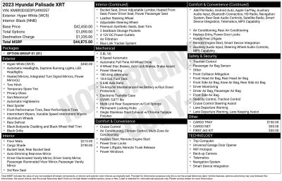 2023 Hyundai PALISADE XRT