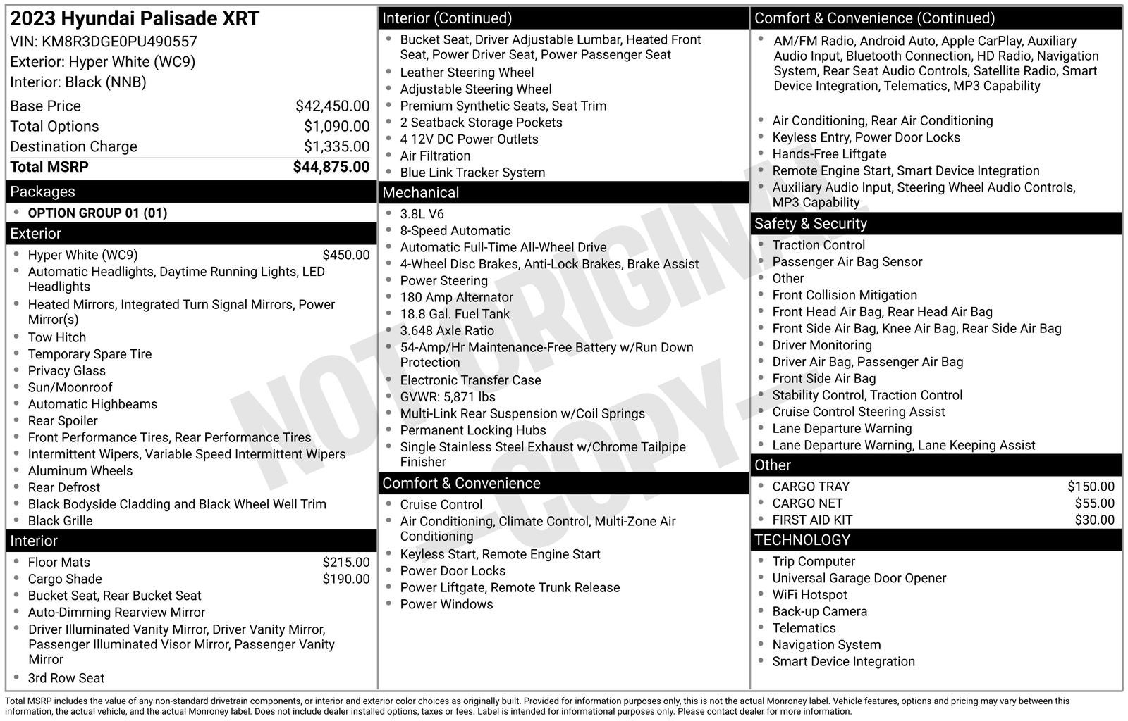 2023 Hyundai PALISADE XRT