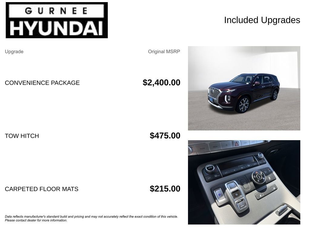 2021 Hyundai PALISADE SEL Convenience