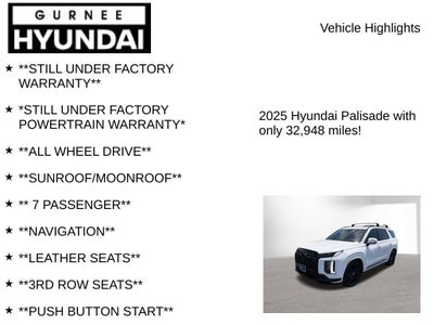 2025 Hyundai PALISADE Calligraphy Night Edition