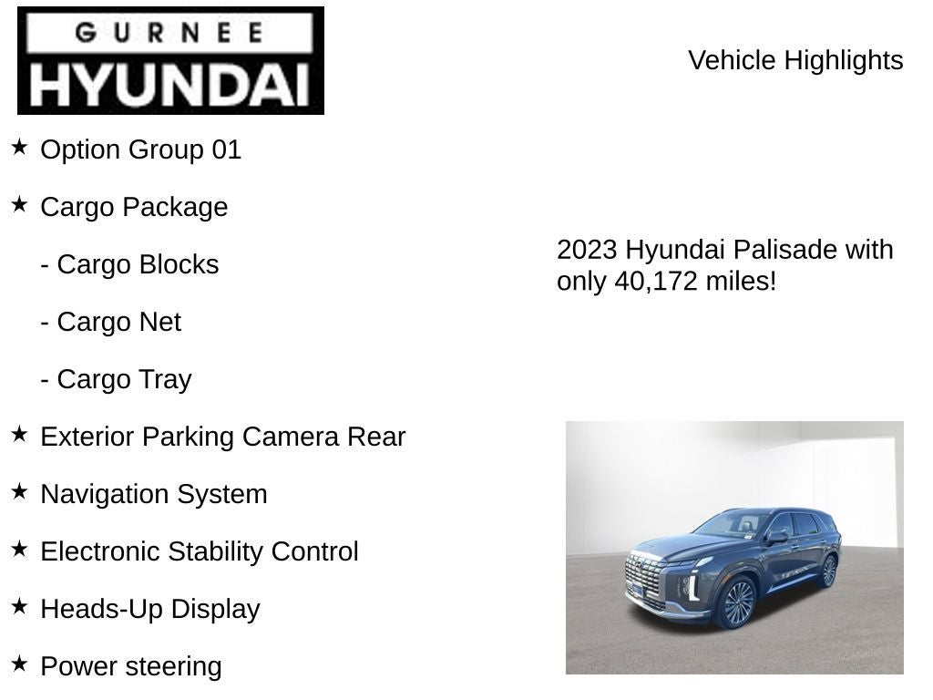 2023 Hyundai PALISADE Calligraphy
