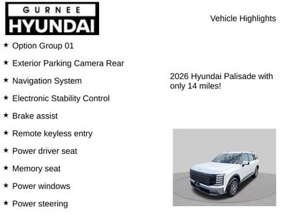 2026 Hyundai PALISADE HYBRID SEL Premium 7 Passenger