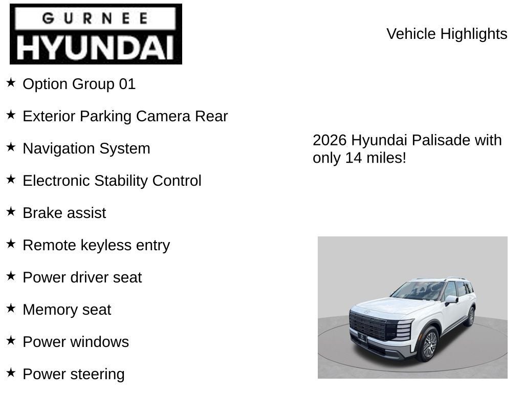 2026 Hyundai PALISADE HYBRID SEL Premium 7 Passenger