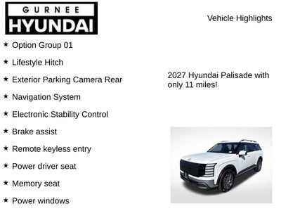 2027 Hyundai PALISADE HYBRID SEL Premium 8 Passenger