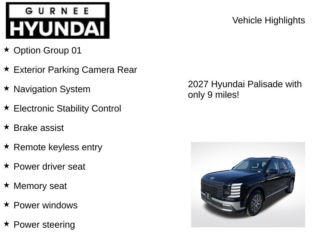 2027 Hyundai PALISADE HYBRID SEL Premium 7 Passenger