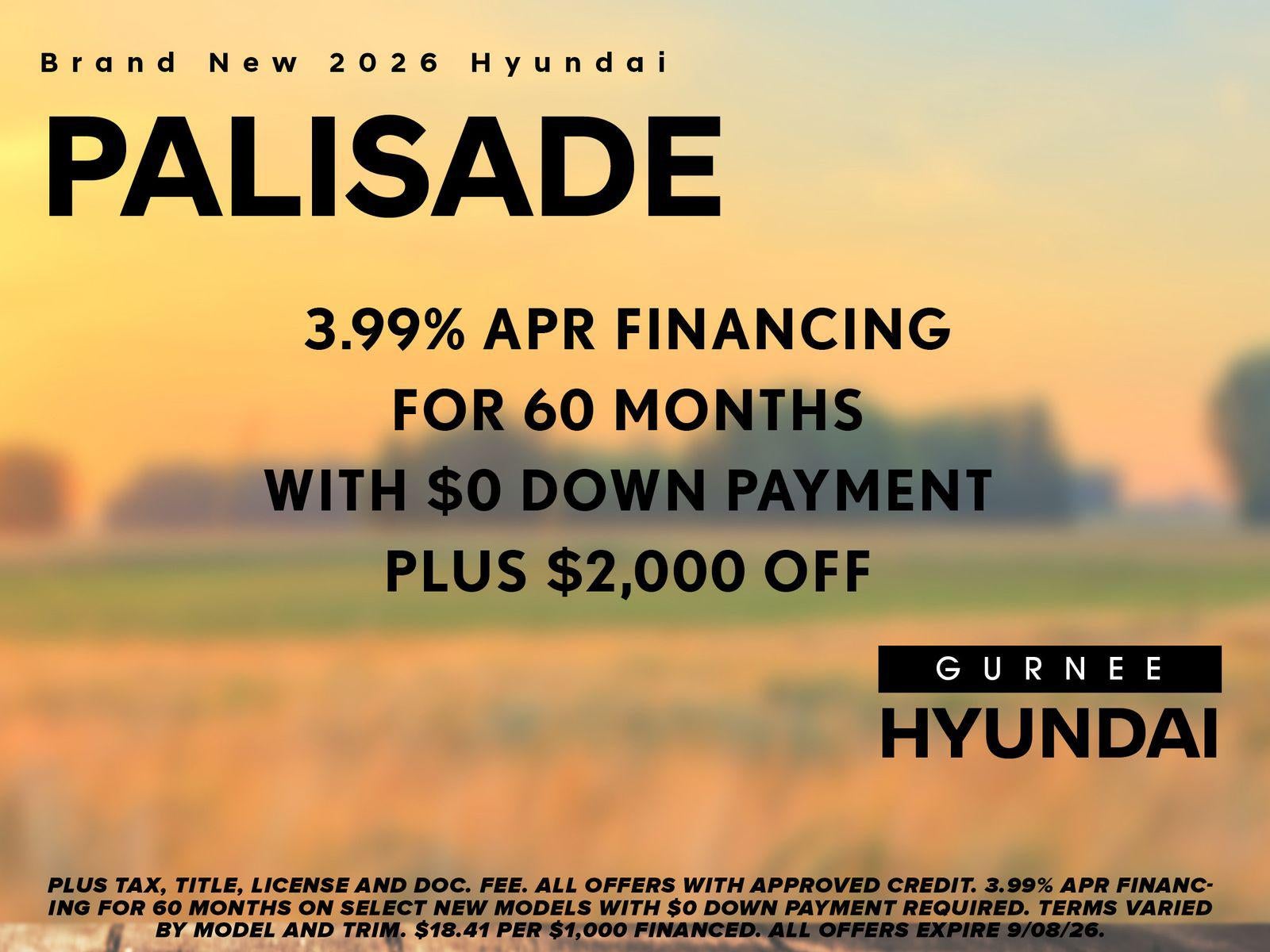 2026 Hyundai PALISADE HYBRID SEL Premium 7 Passenger