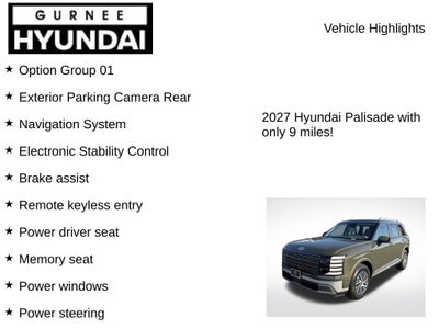 2027 Hyundai PALISADE HYBRID SEL Premium 8 Passenger