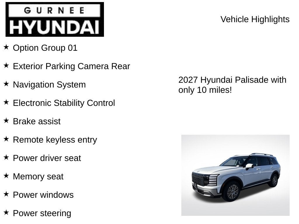 2027 Hyundai PALISADE HYBRID SEL Premium 7 Passenger
