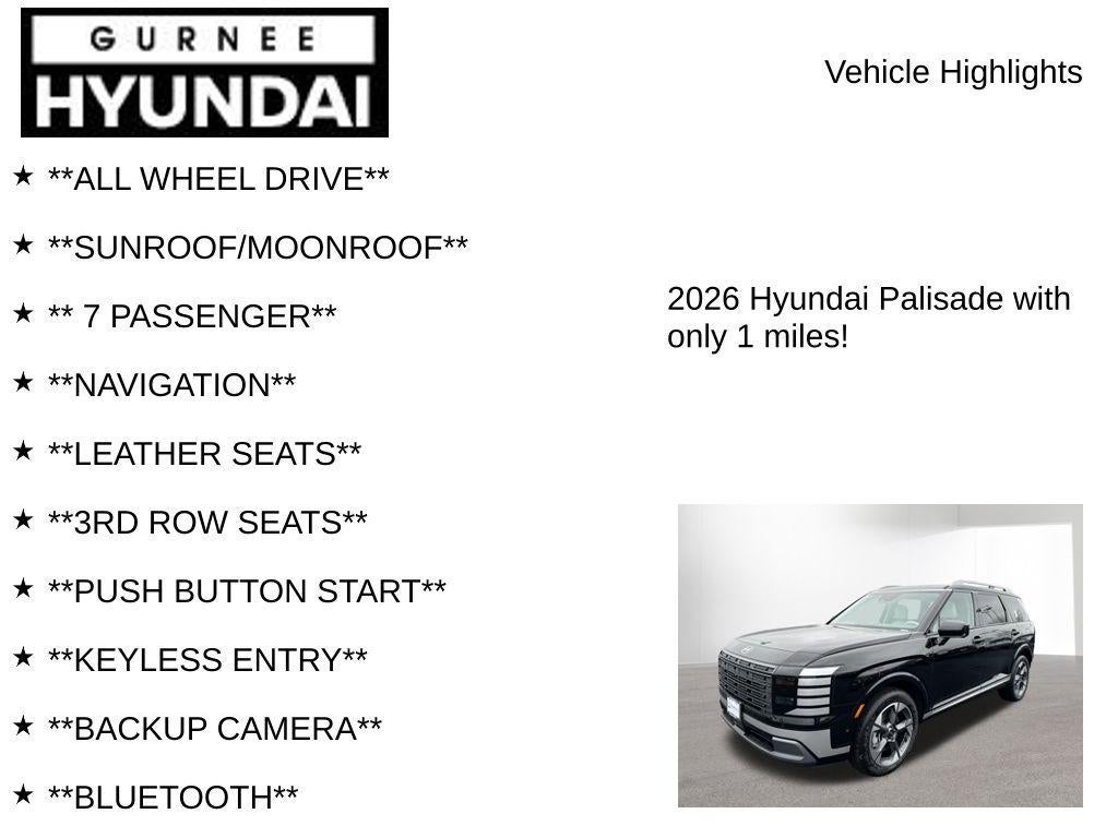 2026 Hyundai PALISADE Limited