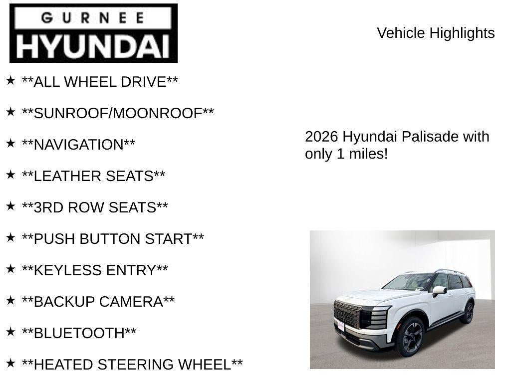 2026 Hyundai PALISADE Limited