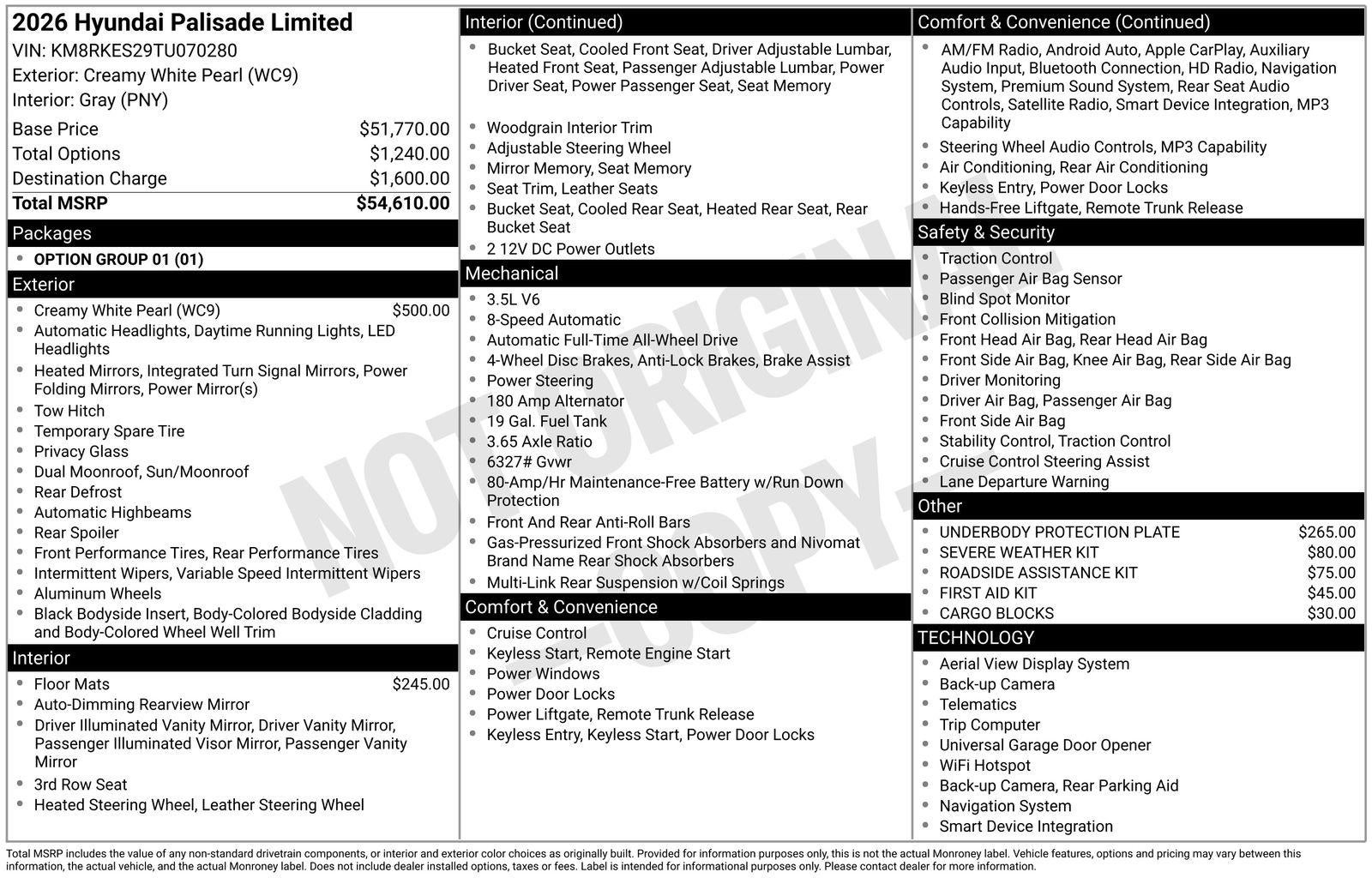 2026 Hyundai PALISADE Limited