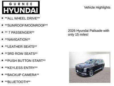 2026 Hyundai PALISADE HYBRID Limited
