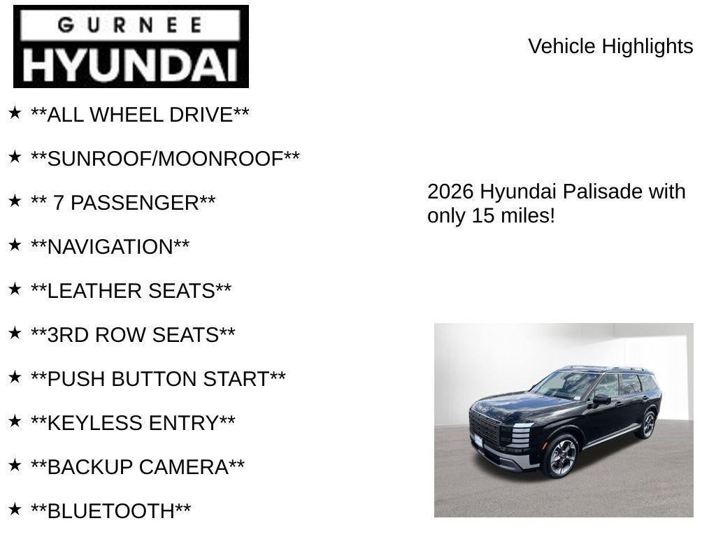 2026 Hyundai PALISADE HYBRID Limited