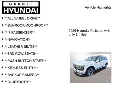 2026 Hyundai PALISADE HYBRID Limited