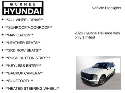 2026 Hyundai PALISADE HYBRID Limited