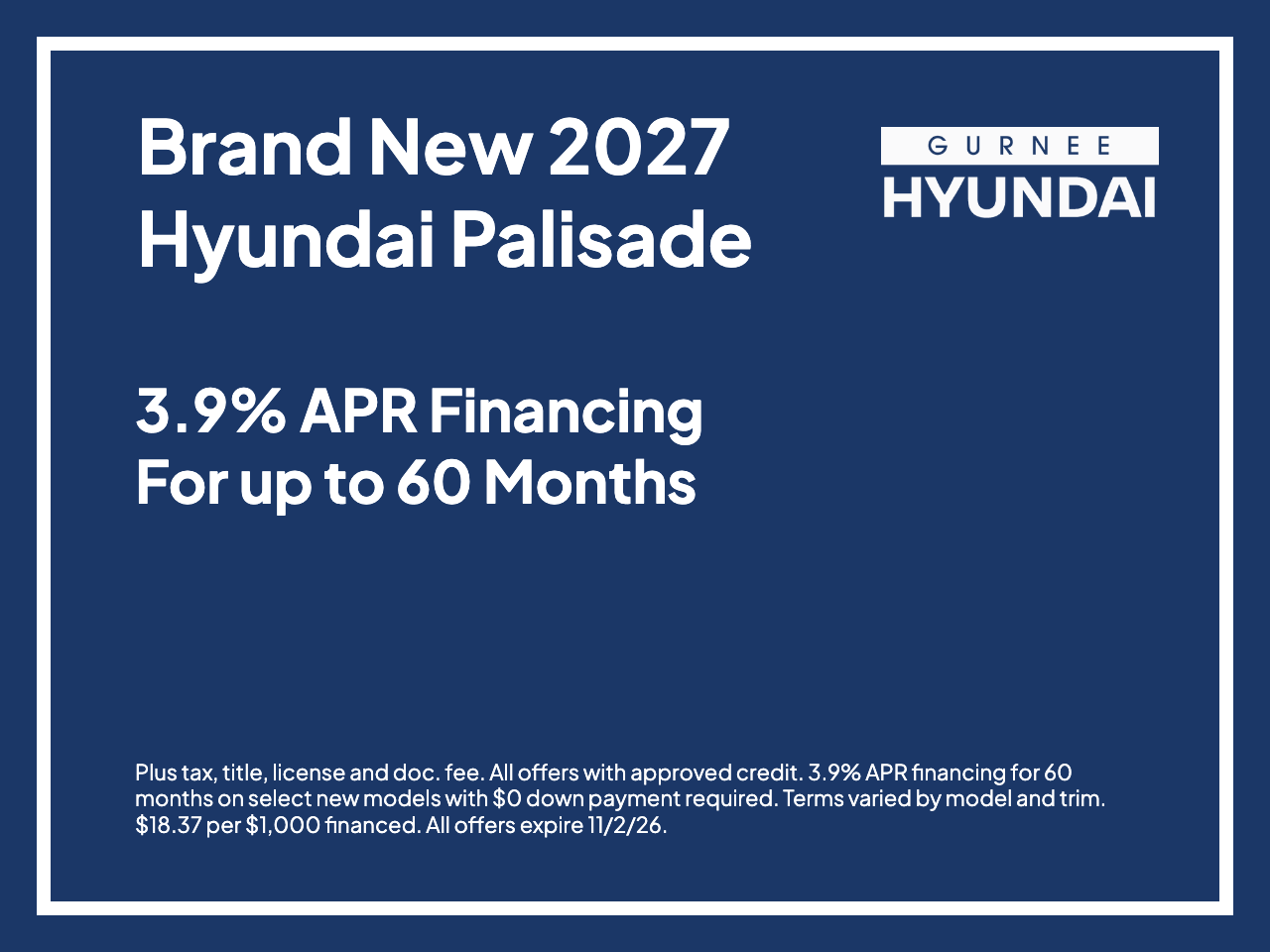 2027 Hyundai PALISADE SEL 8 Passenger