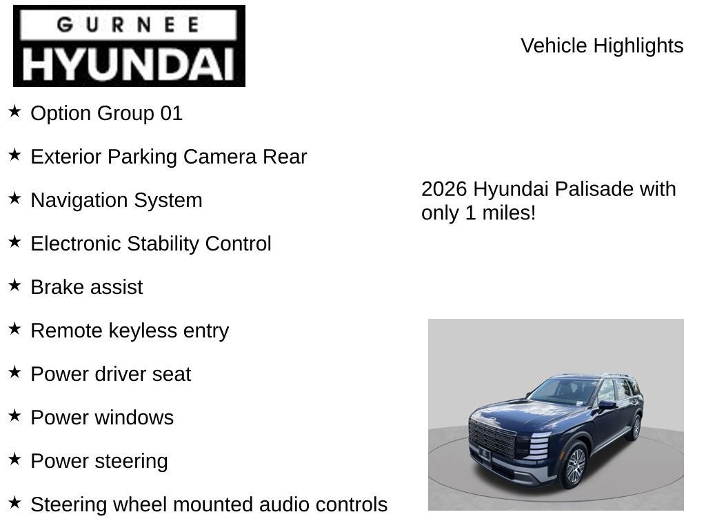 2026 Hyundai PALISADE HYBRID SEL 7 Passenger