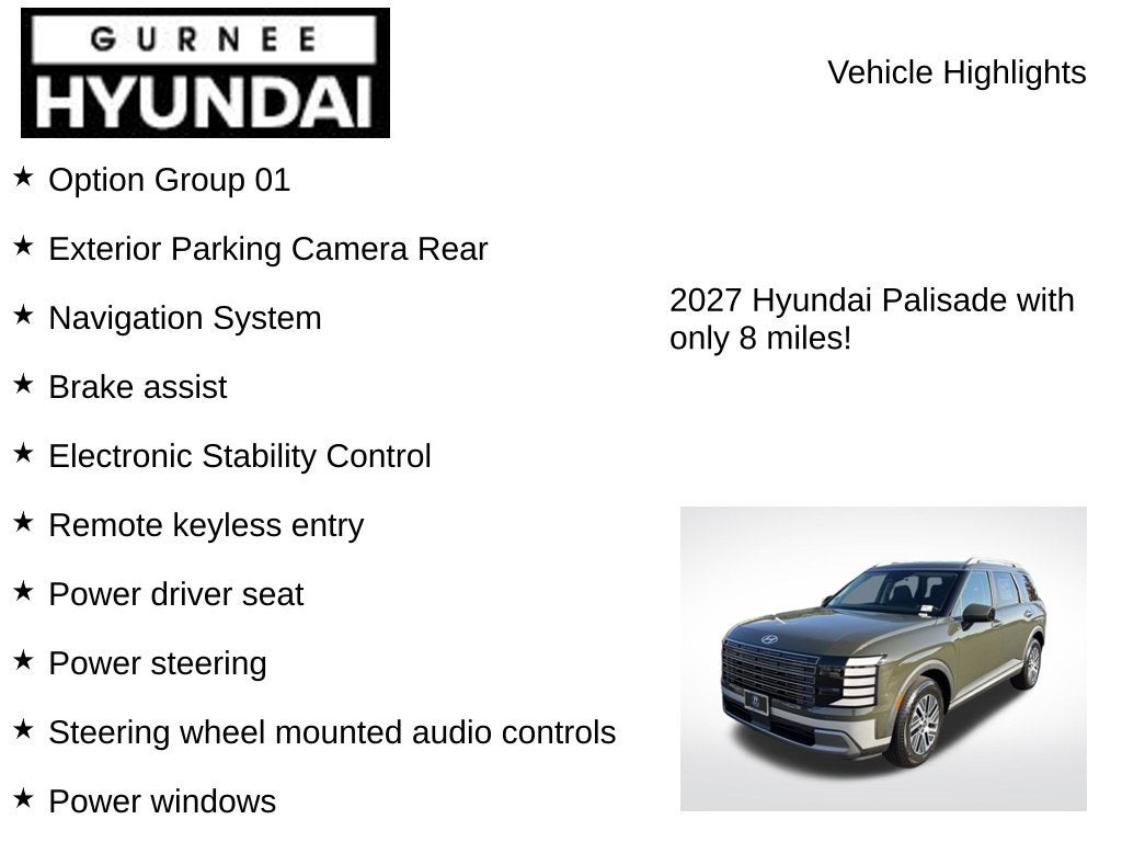 2027 Hyundai PALISADE HYBRID SEL 7 Passenger