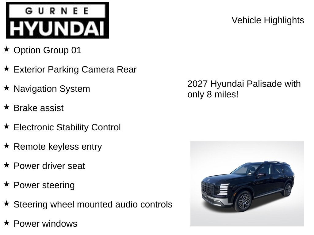 2027 Hyundai PALISADE HYBRID SEL 7 Passenger