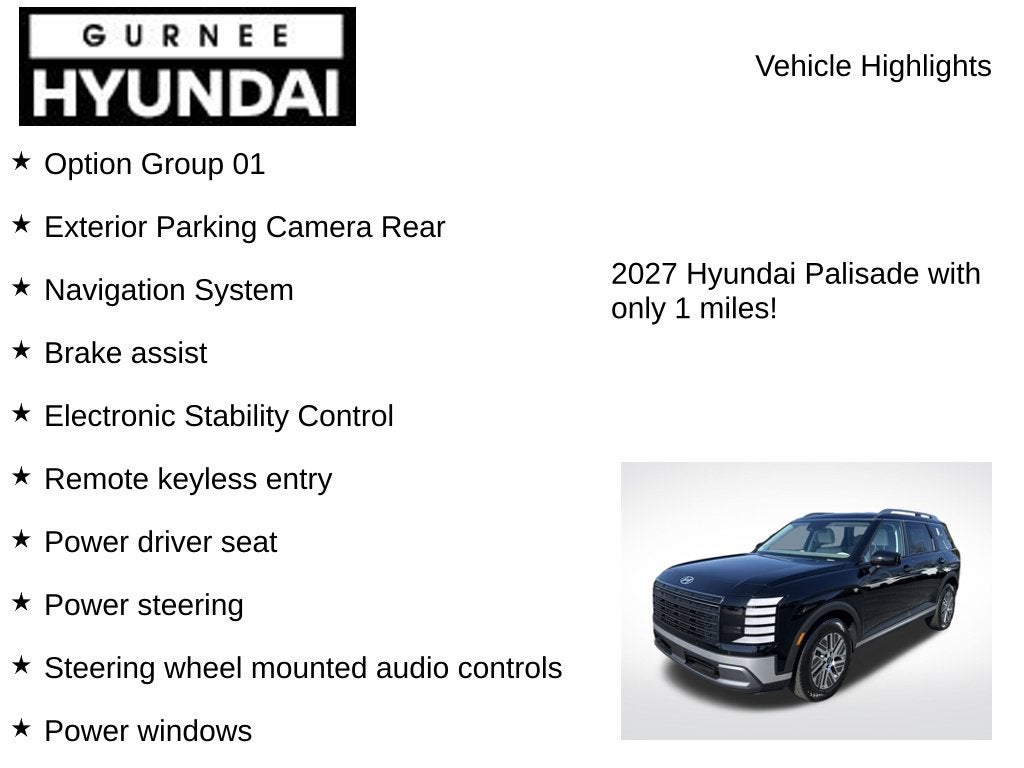 2027 Hyundai PALISADE HYBRID SEL 7 Passenger