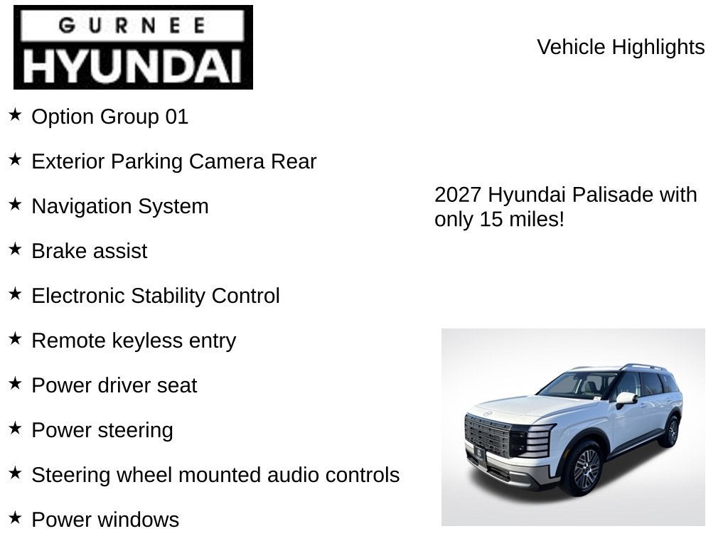2027 Hyundai PALISADE HYBRID SEL 7 Passenger