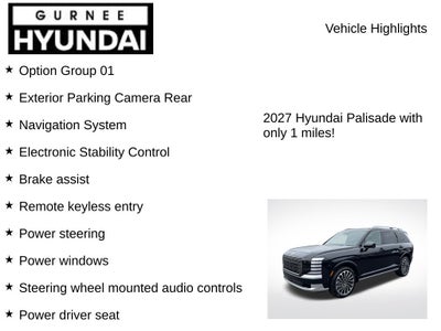 2027 Hyundai PALISADE Calligraphy
