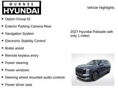 2027 Hyundai PALISADE Calligraphy
