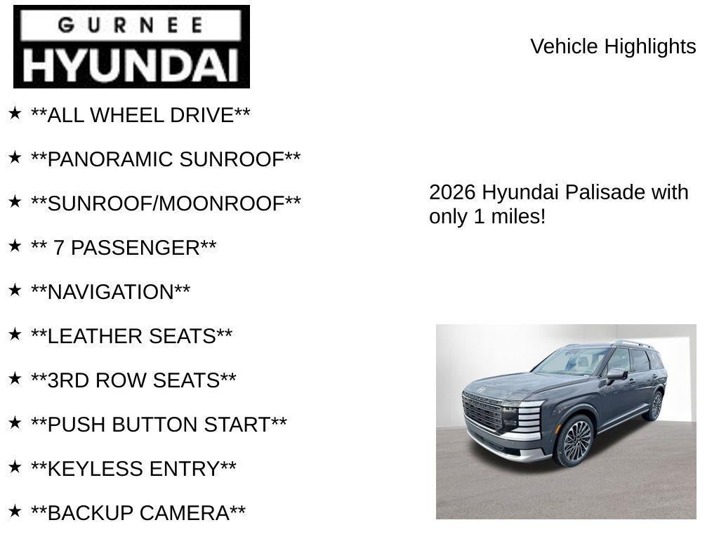2026 Hyundai PALISADE HYBRID Calligraphy