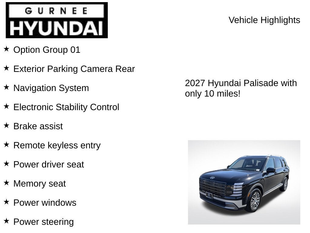 2027 Hyundai PALISADE SEL Premium 8 Passenger