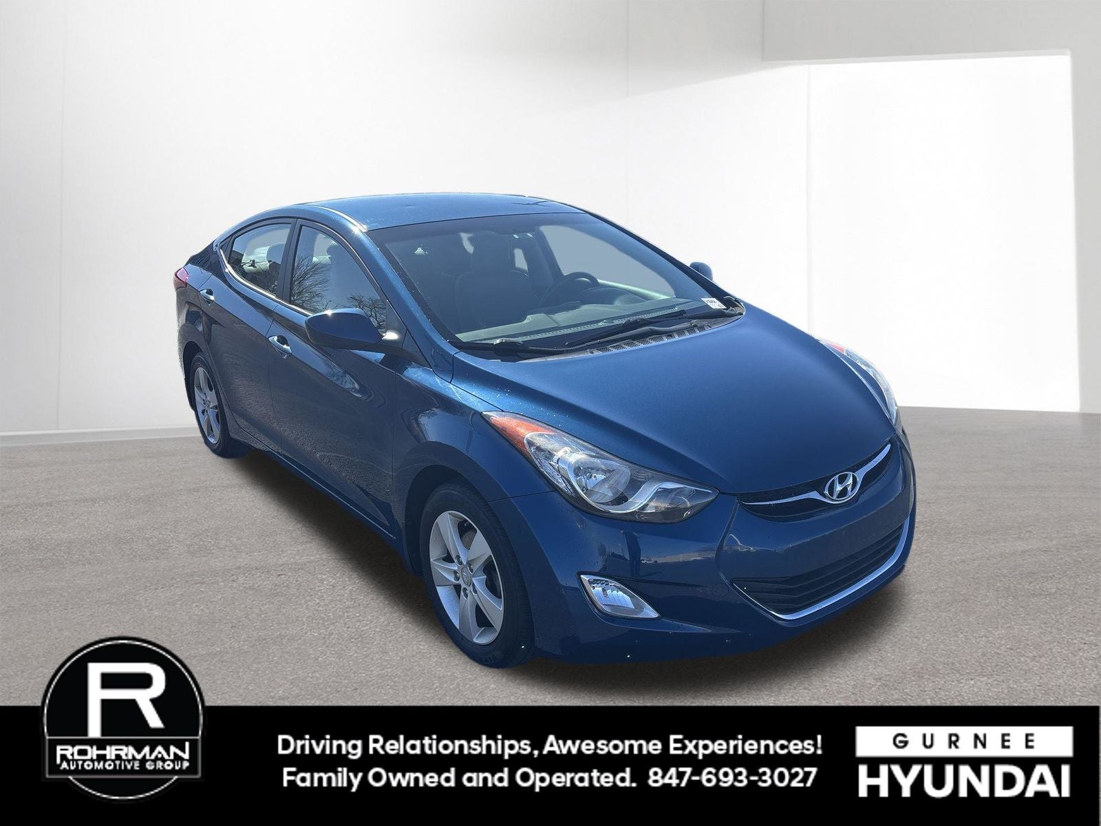 Used 2013 Hyundai Elantra GLS with VIN KMHDH4AE3DU944963 for sale in Gurnee, IL