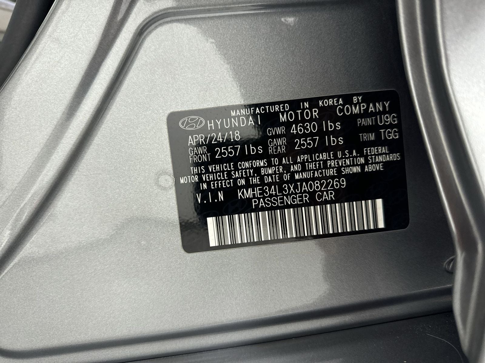 2018 Hyundai SONATA HYBRID Limited