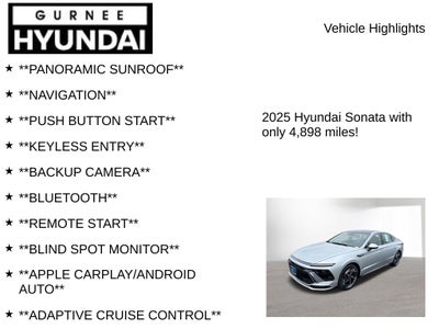 2025 Hyundai SONATA SEL Convenience