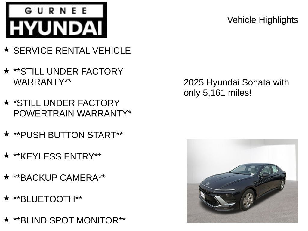 2025 Hyundai SONATA SE