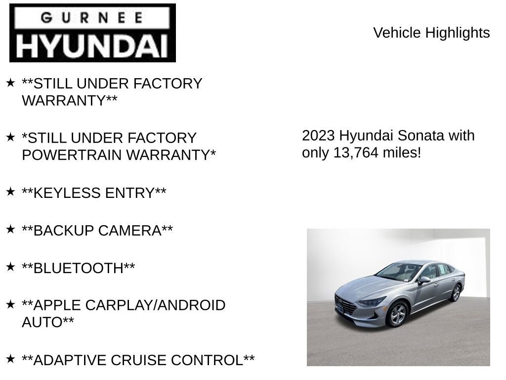 2023 Hyundai SONATA SE