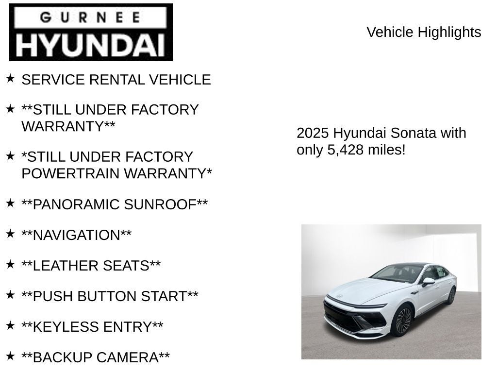 2025 Hyundai SONATA HYBRID Limited
