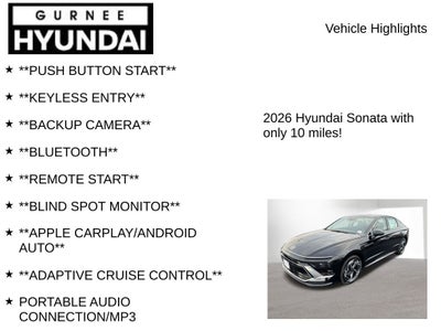 2026 Hyundai SONATA SEL Sport