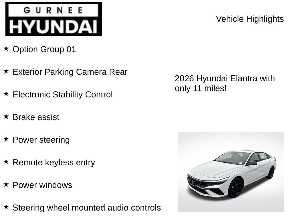 2026 Hyundai ELANTRA SEL Sport Plus