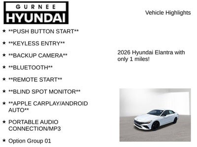 2026 Hyundai ELANTRA SEL Sport