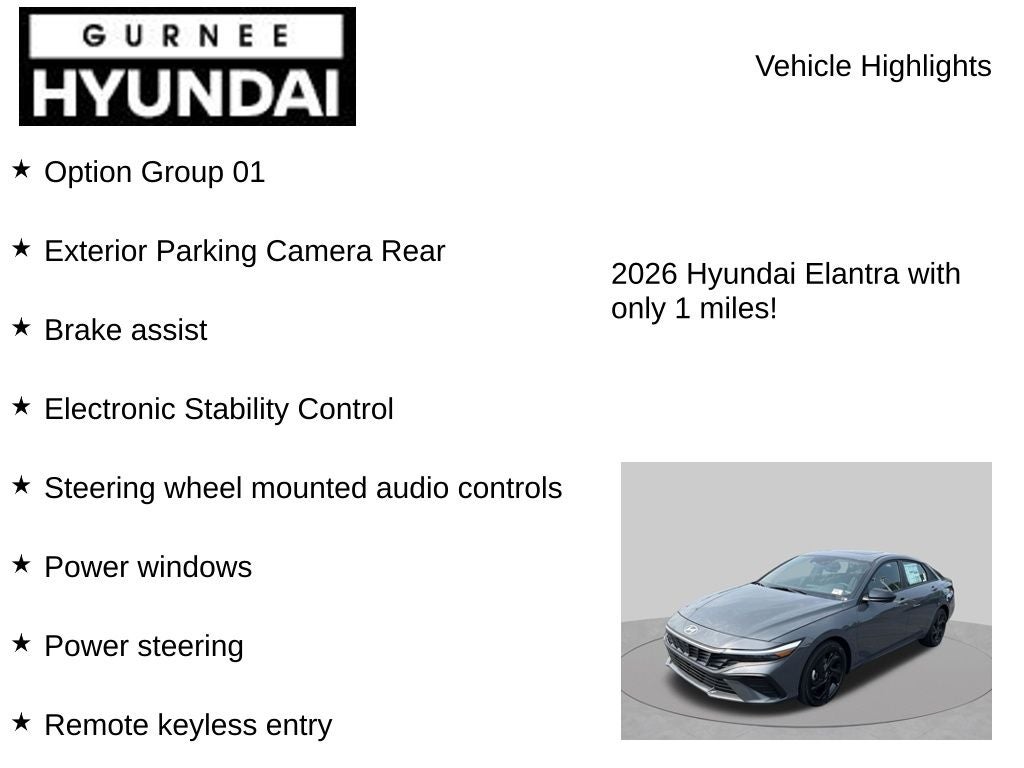 2026 Hyundai ELANTRA SEL Sport