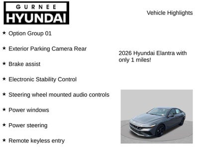 2026 Hyundai ELANTRA SEL Sport