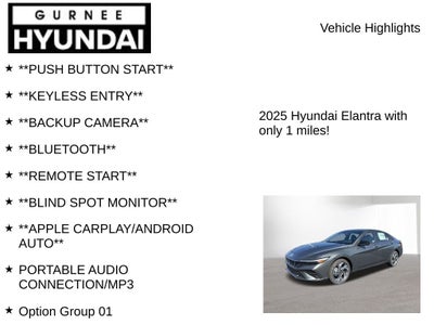 2025 Hyundai ELANTRA SEL Sport