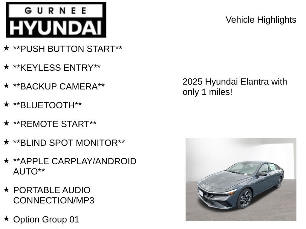 2025 Hyundai ELANTRA SEL Sport