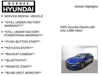 2025 Hyundai ELANTRA SEL Sport