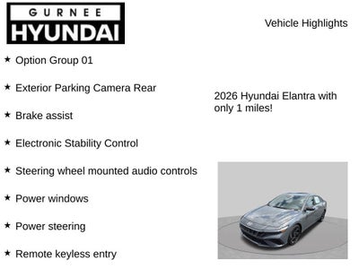 2026 Hyundai ELANTRA SEL Sport