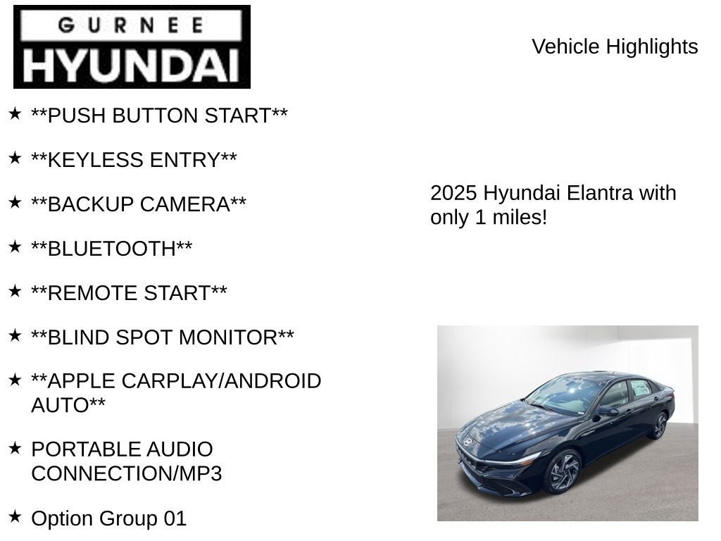 2025 Hyundai ELANTRA SEL Sport