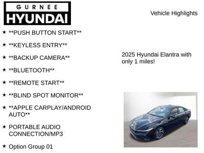 2025 Hyundai ELANTRA SEL Sport