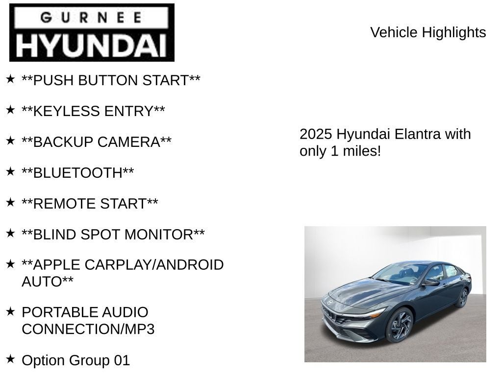 2025 Hyundai ELANTRA SEL Sport