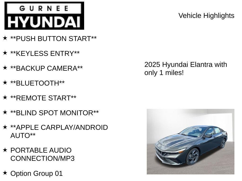 2025 Hyundai ELANTRA SEL Sport