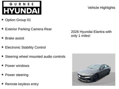 2026 Hyundai ELANTRA SEL Sport