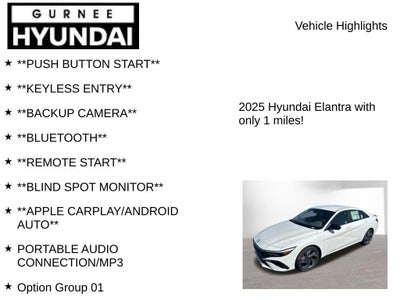 2025 Hyundai ELANTRA SEL Sport
